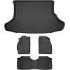 imageHusky Liners Weatherbeater Floor Mats  Fits 20102014 Toyota Prius  Front ampamp 2nd Row 3pc Black  98921Black