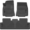 imageHusky Liners Weatherbeater Floor Mats  Fits 20202025 Tesla Model Y  Front ampamp 2nd Row 3pc Black  95211Front  2nd Row