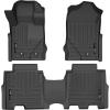 imageHusky Liners Weatherbeater Floor Mats  Fits 20212024 Ford Bronco 2Dr  Front ampamp 2nd Row 3pc Black  95311Black