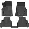 imageHusky Liners Weatherbeater Floor Mats  Fits 20212025 Jeep Grand Cherokee L w2nd Row Bucket Seats ampamp Mounted Cup Holder on Center Hump  Front ampamp 2nd Row 3pc Black  99181Front  2nd Row