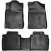 imageHusky Liners Weatherbeater Floor Mats  Fits 2007  2011 Toyota Camry  Front ampamp 2nd Row 3pc Black  98511