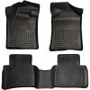 imageHusky Liners Weatherbeater Floor Mats  Fits 20132018 Nissan Altima  Front ampamp 2nd Row 3pc Black  99641Black