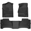 imageHusky Liners Weatherbeater Floor Mats  Fits 2014  2018 Chevrolet Silverado ampamp GMC Sierra 1500 Crew Cab 1519 SilveradoSierra 25003500 Crew Cab Footwell Cvg  Front ampamp 2nd Row 3pc Black  98231Black