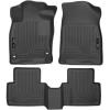 imageHusky Liners Weatherbeater Floor Mats  Fits 2016  2021 Honda Civic CoupeSedanHatchback See Description 2019  2021 Honda Insight  Front ampamp 2nd Row 3pc Black  98461Black