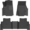 imageHusky Liners Weatherbeater Floor Mats  Fits 20222025 Jeep Grand Cherokee Excludes 4XE  Front ampamp 2nd Row 3pc Black  95411Front  2nd Row