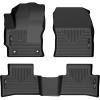 imageHusky Liners Weatherbeater Floor Mats  Fits 20222026 Toyota Corolla Cross Front Wheel Drive Only  Front ampamp 2nd Row 3pc Black  95291