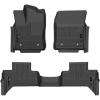 imageHusky Liners Weatherbeater Floor Mats  Fits 20222026 Toyota Tundra Double CAB ONLY  Front ampamp 2nd Row 3pc Black  99471