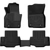 imageHusky Liners Weatherbeater Floor Mats  Fits 20242026 Mazda CX90  Front ampamp 2nd Row 3pc Black  95481
