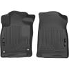 imageHusky Liners Xact Contour Floor Mats  Fits 2016  2021 Honda Civic CoupeSedanHatchback See Description 2019  2021 Honda Insight  Front Row 2pc Black  52141Front Row