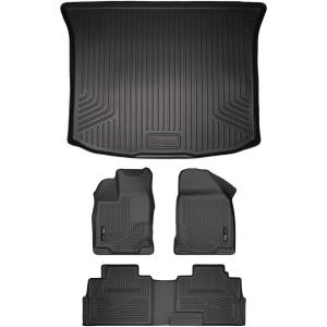 imageHusky Liners Weatherbeater Cargo Liner  Fits 20072014 Ford Edge 20072015 Lincoln MKX  1pc Black  23721Black