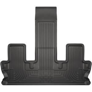 imageHusky Liners Weatherbeater Cargo Liner  Fits 20142019 Toyota Highlander to Back of 2nd Row Over Folded Flat 3rd Row  1pc Black  255613rd Row