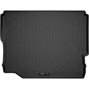 imageHusky Liners Weatherbeater Cargo Liner  Fits 20192025 Jeep Wrangler JL 2Dr ampamp 2018 Jeep Wrangler JK  1pc Black  207111824 JKJL 4Dr Leather Seats  No Subwoofer  Cargo