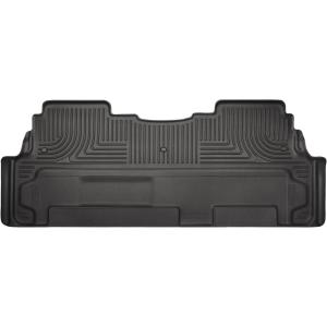 imageHusky Liners Weatherbeater Floor Mats  Fits 20082017 Buick Enclave 20092017 Chevrolet Traverse 20072017 GMC Acadia 2017 Ltd Only 20072010 Saturn Outlook  Front Row 2pc Black  182112nd Row  Models w2nd Row Bench