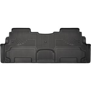 imageHusky Liners Weatherbeater Floor Mats  Fits 20082017 Buick Enclave 20092017 Chevrolet Traverse 20072017 GMC Acadia 2017 Ltd Only 20072010 Saturn Outlook  Front Row 2pc Black  182112nd Row  Models w2nd Row Bucket