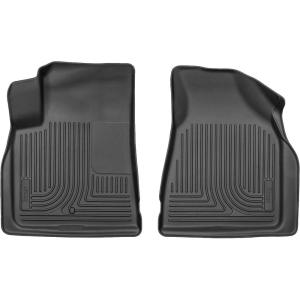 imageHusky Liners Weatherbeater Floor Mats  Fits 20082017 Buick Enclave 20092017 Chevrolet Traverse 20072017 GMC Acadia 2017 Ltd Only 20072010 Saturn Outlook  Front Row 2pc Black  18211Front Row