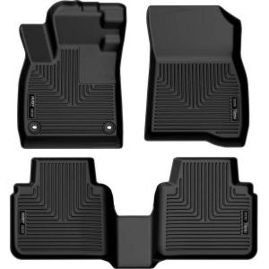 imageHusky Liners Weatherbeater Floor Mats  Fits 2013  2017 Honda Accord Sedan  Front ampamp 2nd Row 3pc Black  984812023  2024