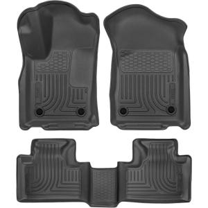 imageHusky Liners Weatherbeater Floor Mats  Fits 2016  2025 Dodge Durango 2016  2021 Jeep Grand Cherokee 2022 Jeep Grand Cherokee WK  Front ampamp 2nd Row 3pc Black  991512016  2024
