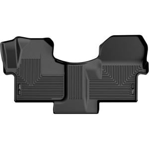 imageHusky Liners Weatherbeater Floor Mats  Fits 20172022 MercedesBenz GLC300  Front ampamp 2nd Row 3pc Black  99391Front Row