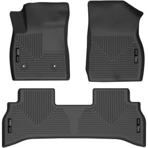 imageHusky Liners Weatherbeater Floor Mats  Fits 20212025 Chevrolet Trailblazer Front Wheel Drive Models only  Front ampamp 2nd Row 3pc Black  95161