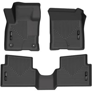 imageHusky Liners Weatherbeater Floor Mats  Fits 20222026 Ford Maverick Hybrid Models Only  Front ampamp 2nd Row 3pc Black  95401Gas