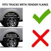 imageHusky Liners  Front ampamp Rear Mud Guards  20152020 Ford F150 wOEM Fender Flares Front ampamp Rear Set  Black 4 Pc  58456Custom Rear Mud Guards