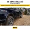 imageHusky Liners Black Fender Flares OE Style Fits 20192025 Ram 2500 ampamp 3500 Front ampamp Rear 4pc UVResistant ABS Material