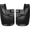 imageHusky Liners  Front Mud Guards  20052015 Toyota Tacoma wOEM Fender Flares ampamp Mud Guards Front Set  Black 2 Pc  56931Has OE Mud Guards
