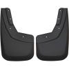imageHusky Liners  Front Mud Guards  2007  2014 Cadillac EscaladeChevrolet SuburbanGMC Tahoe wo Z71 Package Front Set  Black 2 Pc  56731Custom Front Mud Guards