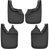 imageHusky Liners  Front ampamp Rear Mud Guards  20162023 Toyota Tacoma with OEM Fender Flares  Black 2 Pc  56946Custom Mud Guards Front and Rear Mud Guard Set