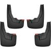 imageHusky Liners  Front ampamp Rear Mud Guards  Fits 20192024 Ram 1500 wOut OEM Fender Flares  Black 4 Pc  58146Custom Mud Guards Front and Rear Mud Guard Set