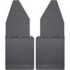 imageHusky Liners  Kick Back Mud Flaps  19992024 Models Universal 12quot Wide  Black Top and Black Weight  Black  17105