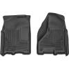 imageHusky Liners Xact Contour Floor Mats  Fits 20092024 Dodge Ram 1500 1924 Classic Body Only 20102018 Dodge Ram 25003500 MegaCrew Cab  Front Row 2pc Black  53511