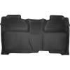 imageHusky Liners Xact Contour Floor Mats  Fits 20142018 Chevrolet Silverado ampamp GMC Sierra 1500 20152019 SilveradoSierra 25003500 Crew Cab Full Coverage  2nd Row 1pc Black  53901