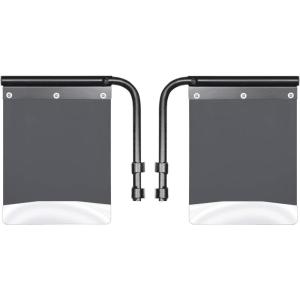 imageHusky Liners  17005 Removable Mud Flaps 14IN  SS Wt  Universal Black