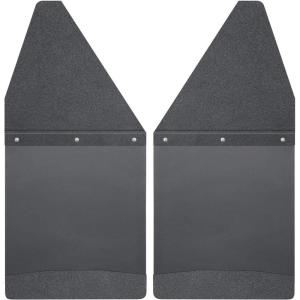 imageHusky Liners  17101 Kick Back Mud Flaps 12IN Wide Black TopWt Fits SilveradoF150Ram