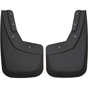 imageHusky Liners  Front Mud Guards  2007  2014 Cadillac EscaladeChevrolet SuburbanGMC Tahoe wo Z71 Package Front Set  Black 2 Pc  56731Custom Front Mud Guards