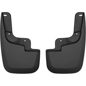 imageHusky Liners  Front Mud Guards  Fits 20152022 Chevrolet ColoradoGMC Canyon wo Flares or Cladding Front Set  Black 2 Pc  58231