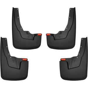 imageHusky Liners  Front ampamp Rear Mud Guards  Fits 20192024 Ram 1500 wOut OEM Fender Flares  Black 4 Pc  58146Custom Mud Guards Front and Rear Mud Guard Set