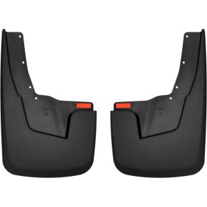 imageHusky Liners  Front ampamp Rear Mud Guards  Fits 20192024 Ram 1500 wOut OEM Fender Flares  Black 4 Pc  58146Custom Rear Mud Guards