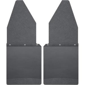 imageHusky Liners  Kick Back Mud Flaps  19992024 Models Universal 12quot Wide  Black Top and Black Weight  Black  17105