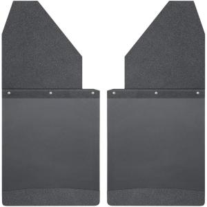 imageHusky Liners  Mud Flaps  Kick Back Mud Flaps 14quot Wide  Black Top and Black Weight  Black  17112  Fits Chevrolet Silverado Ford F150 Dodge Ram Toyota TocomaTundra 2 Pcs