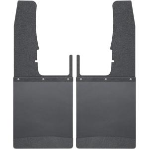 imageHusky Liners  Mud Flaps  Kick Back Mud Flaps Front 12quot Wide  Black Top and Black Weight  Black  17103  Fits 20092018 Dodge Ram 150025003500 2019 DodgeRam 1500 Large 2 Pcs