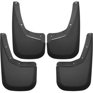 imageHusky Liners  Rear Mud Guards  20072013 GMC Sierra 1500 20072014 GMC Sierra 25003500 Rear Set  Black 2 Pc  578014 Piece Set
