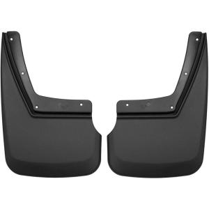 imageHusky Liners  Rear Mud Guards  20152020 Chevrolet Tahoe Rear Set  Black 2 Pc  59201Custom Mud Guards Rear Mud Guards