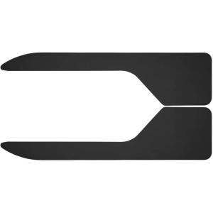 imageHusky Liners  Universal Fender FlareMud Flaps  Long John Fender FlareMud Flaps 12quot Wide  36quot Length  Black  17048