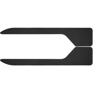 imageHusky Liners  Universal Fender FlareMud Flaps  Long John Fender FlareMud Flaps 12quot Wide  48quot Length  Black  17050