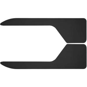 imageHusky Liners  Universal Fender FlareMud Flaps  Long John Fender FlareMud Flaps 15quot Wide  36quot Length  Black  17049