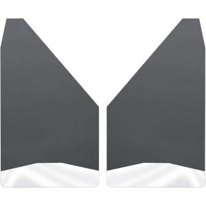 imageHusky Liners  Universal Mud Flaps 12quot Wide  Stainless Steel Weight  Black  17150