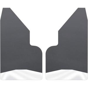 imageHusky Liners  Universal Mud Flaps 14quot Wide  Stainless Steel Weight  Black  17151