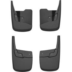 imageHusky Liners Custom Mud Guards  Fits 20242026 Chevrolet Colorado wOut OEM Fender Flares Crew Cab  Front ampamp Rear Set 4pc Black  58316